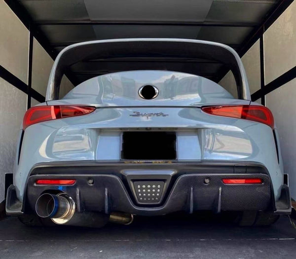 GR Supra 2020+ A90 AG STYLE Carbon Fiber Rear Diffuser(Single Side Exhaust)
