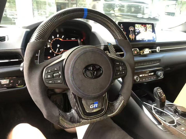 GR Supra 2020+ MK5 A90A91 Carbon Fiber Steering Wheel
