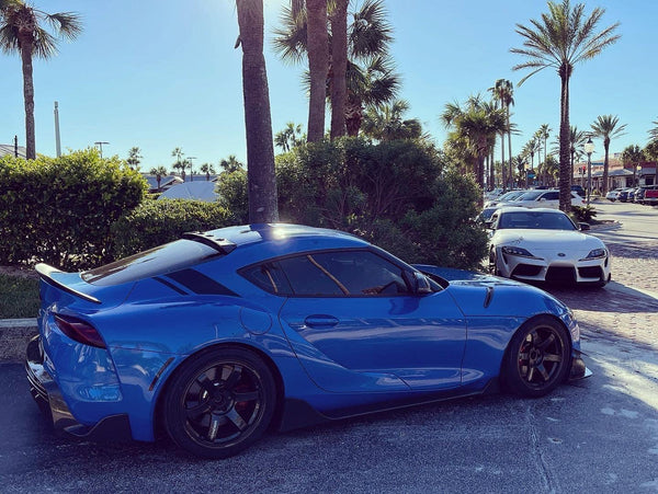 GR Supra 2020+ A90 TD STYLE Carbon Fiber Side Skirts