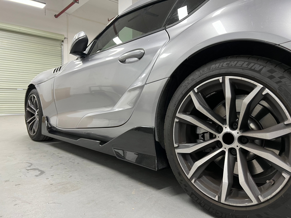 GR Supra 2020+ A90 TM STYLE Carbon Fiber Side Skirts