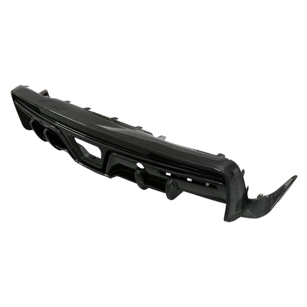 GR Supra 2020+ A90 TM STYLE Carbon Fiber Rear Diffuser(Single side exhaust)