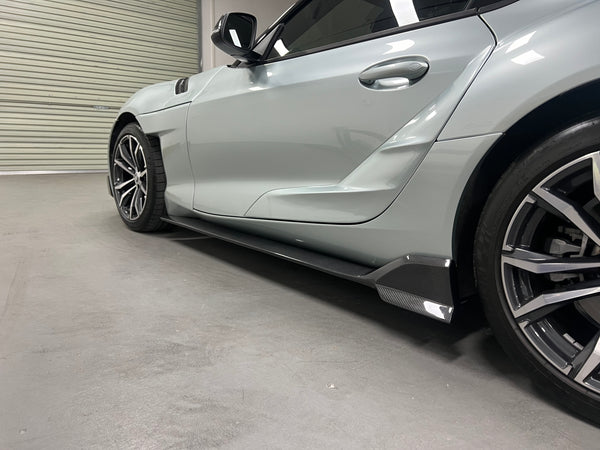 GR Supra 2020+ A90 AD V1 STYLE Carbon Fiber Side Skirts