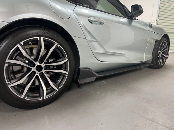 GR Supra 2020+ A90 AD V1 STYLE Carbon Fiber Side Skirts