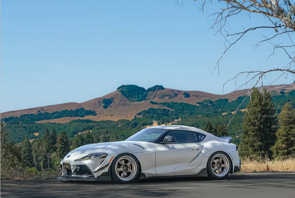 GR Supra 2020+ A90 TD STYLE Carbon Fiber Side Skirts