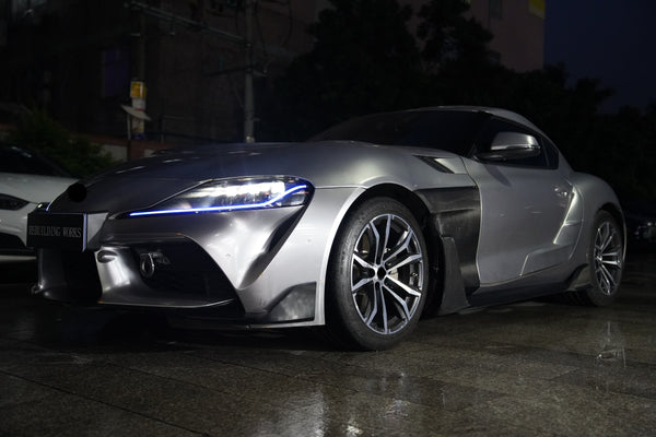 GR Supra 2020+ A90 AD STYLE Carbon Fiber Side Skirts & Fenders