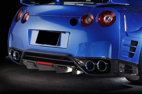 Nissan GT-R R35 TS Rear Valance(With Brake Light)