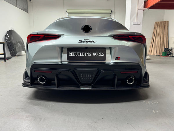 GR Supra 2020+ A90 MZ STYLE Carbon Fiber Rear Diffuser