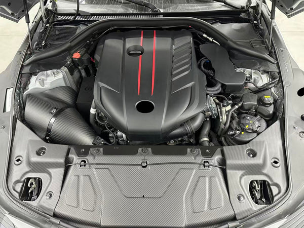 BMW M3G80 M4G82 OE STYLE Pre-preg CarbonBrake Cover Cabin Mesh Panel