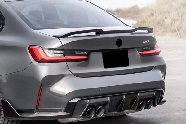 BMW G80/M3 G82/M4 V STYLE Pre-preg Carbon Rear Wing