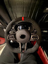 GR Supra A90/A91 G8X Style Alcantara With Carbon Fiber Steering Wheel