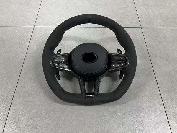 GR Supra A90/A91 G8X Style Alcantara With Carbon Fiber Steering Wheel
