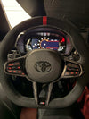 TOYOTA GR Supra 2020+ MK5 A90A91 G8X Style Alcantra with Carbon Fiber Steering Wheel