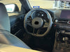 GR Supra Manual G8X Style Smooth Leather with Carbon Fiber Steering Wheel