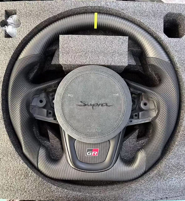 GR Supra 2020+ MK5 A90A91 Carbon Fiber Steering Wheel