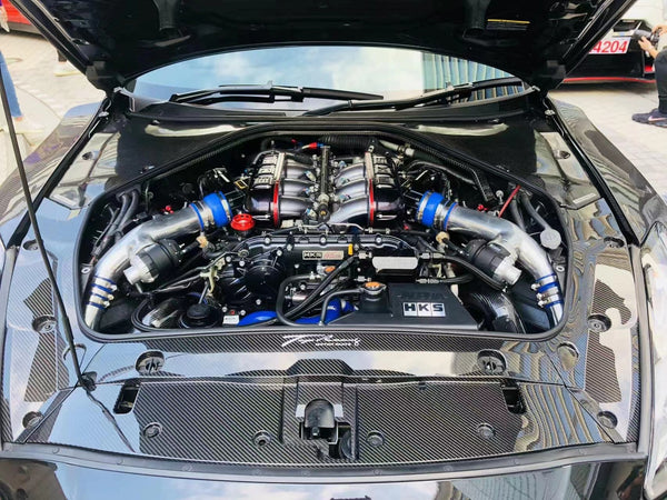 GTR-R35 PAW&NC Carbon Fiber Engine Bay Panels