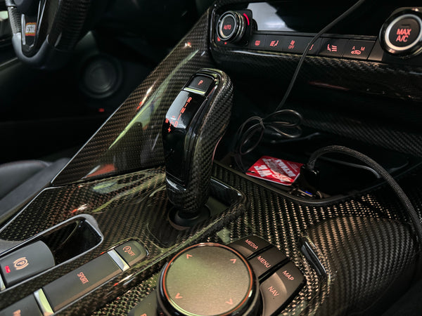 GR Supra 2020+ A90 OE STYLE Pre-preg Carbon Shift Knob Cover