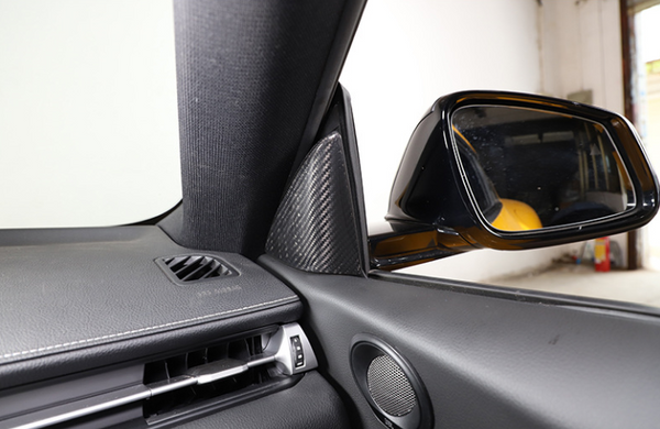 GR Supra 2020+ A90 OE STYLE Pre-preg Carbon A Pillar Trim Cover