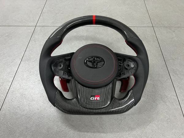 GR Supra 2020+ MK5 A90A91 OE Carbon Fiber Steering Wheel