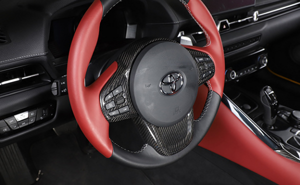 GR Supra 2020+ A90 OE STYLE Carbon Fiber Steering Wheel