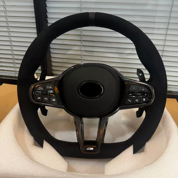 GR Supra A90/A91 G8X Style Alcantara With Carbon Fiber Steering Wheel