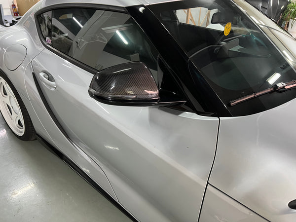 GR Supra 2020+ A90 OE STYLE Carbon Fiber Mirror Caps