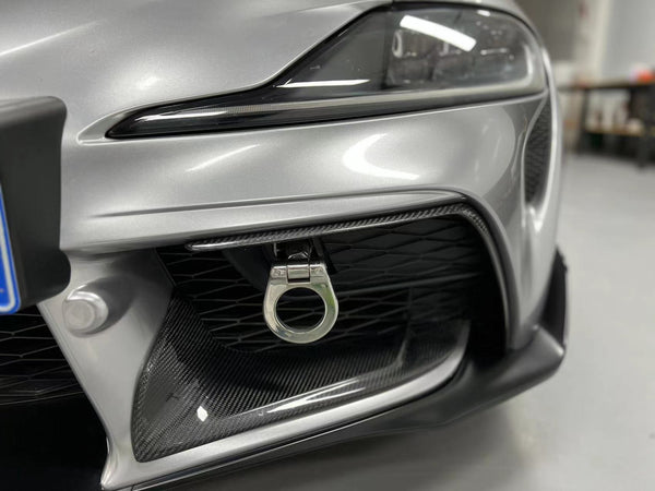 GR Supra 2020+ A90 R1 Carbon Fiber Front Bumper Bottom Garnish