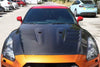 Nissan GT-R R35 TS V3 STYLE Carbon Fiber Hood