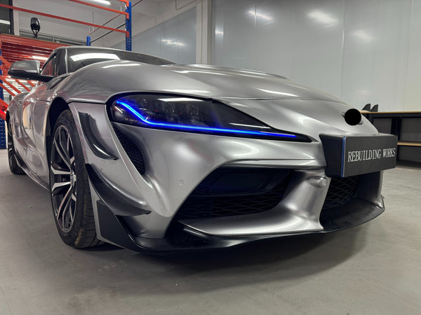 GR Supra 2020+ A90 VE STYLE Pre-preg Carbon Front Canards