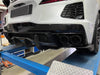 Corvette C8 RW STYLE Pre-preg Carbon Rear Spats