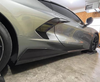 Corvette C8 5VM STYLE Pre-preg Carbon Side Skirts