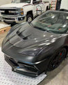 Corvette C8 ZR2 STYLE Carbon Fiber Hood