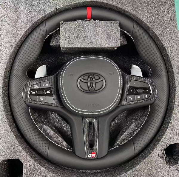 GR Supra 2020+ MK5 A90A91 Carbon Fiber Steering Wheel