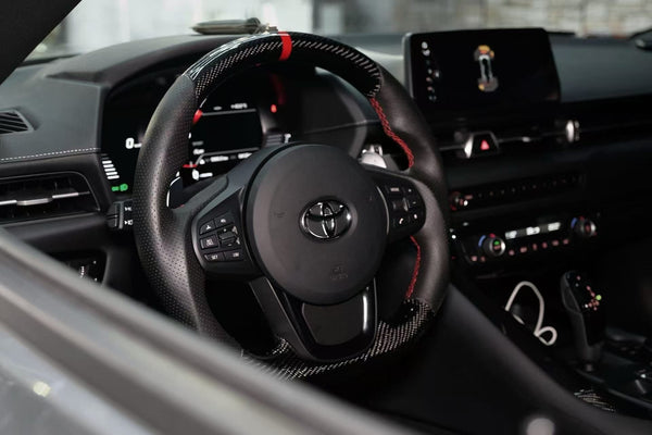 GR Supra 2020+ MK5 A90A91 Carbon Fiber Steering Wheel