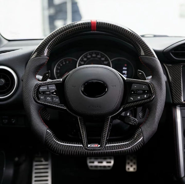 GR Supra A90/A91 G8X Style Carbon Fiber Steering Wheel