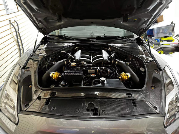 GTR-R35 OE&NC Carbon Fiber Engine Bay Panels