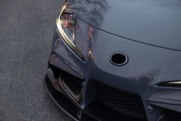 GR Supra 2020+ A90 R1 Carbon Fiber Front Bumper Bottom Garnish