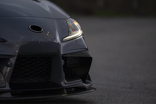 GR Supra 2020+ A90 R1 Carbon Fiber Front Bumper Bottom Garnish