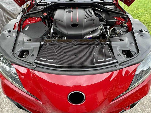 GR Supra 2020+ A90 OE STYLE Pre-preg Carbon Fiber Cooling plate