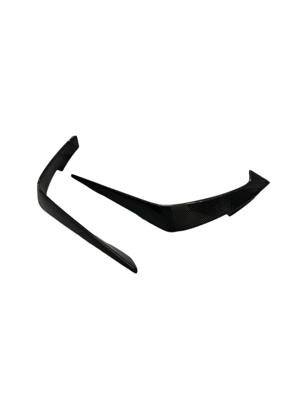 GR Supra 2020+ A90 R2 STYLE Carbon Fiber Front Bumper Top Garnish