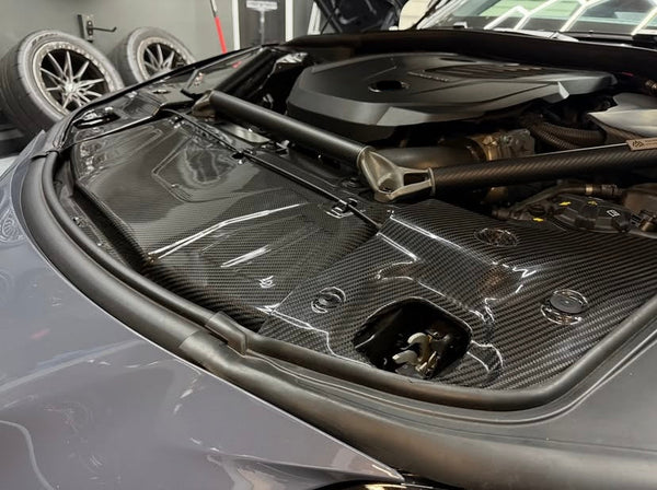 GR Supra 2020+ A90 OE STYLE Pre-preg Carbon Fiber Engine Bay Panels