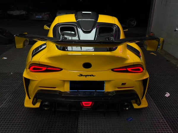 GR Supra 2020+ A90 ING Style Carbon Fiber Rear Bumper