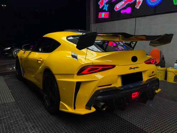 GR Supra 2020+ A90 ING Style Carbon Fiber Rear Bumper