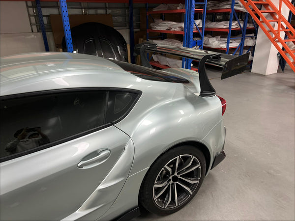 GR Supra 2020+ A90 VE STYLE Pre-preg Carbon Swan Neck Wing