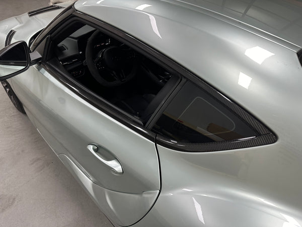 GR Supra 2020+ A90 OE STYLE Pre-preg Carbon Exterior Door Window Trims Cover