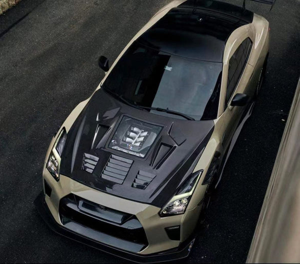 GTR-R35 CT Carbon Fiber Hood