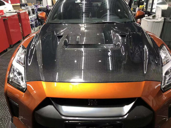 Nissan GT-R R35 (2008-2022) VRS Carbon Fiber Hood
