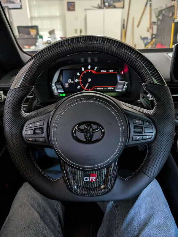GR Supra 2020+ MK5 A90A91 Carbon Fiber Steering Wheel