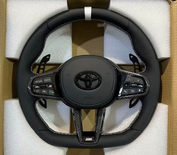 TOYOTA GR Supra A90 RW4 Steering Wheel Magnetic Paddles