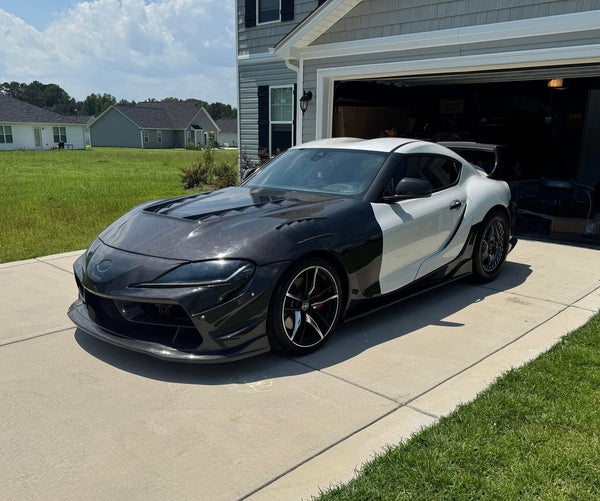GR Supra 2020+ A90 ING Style Carbon Fiber Side Skirts