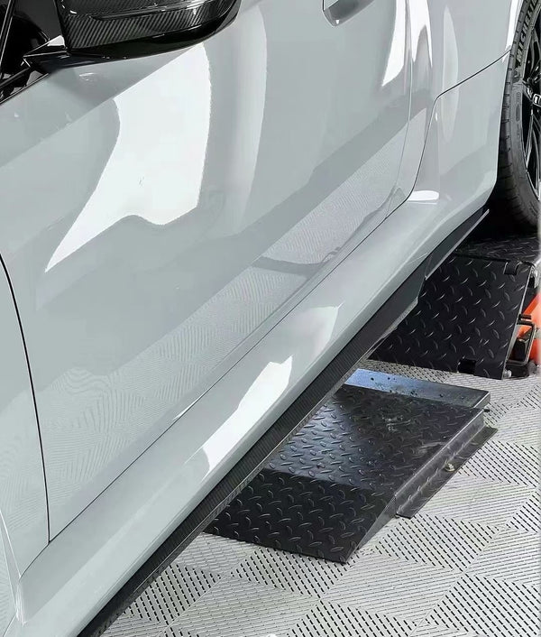 BMW M2 G87 R Pre-preg Carbon Side Skirts